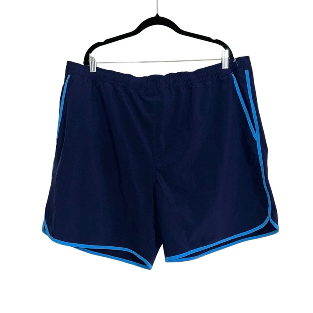 NWOT Bonobos Stargazer Curved Hem 7 Inch Inseam Blue Swim Trunks XXL
